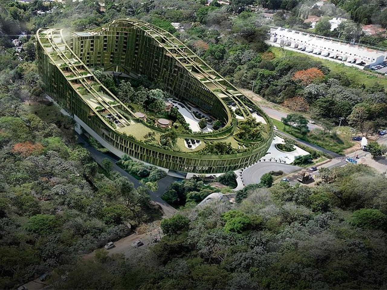 Carazo Arquitectura diseñó una torre residencial con concepto de barrio vertical en Nuevo Cuscatlán