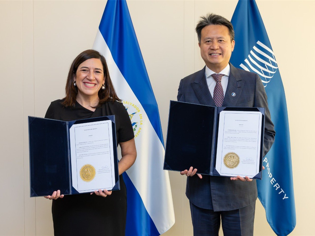 El Salvador se adhiere a cuatro tratados internacionales de propiedad intelectual